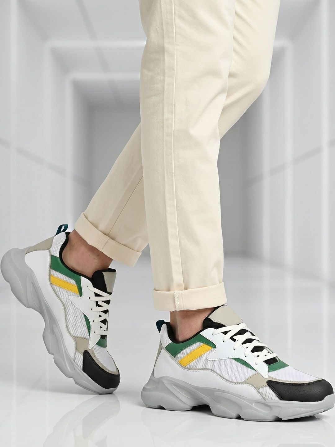 El Paso Men Colourblocked Sneakers-picture-10