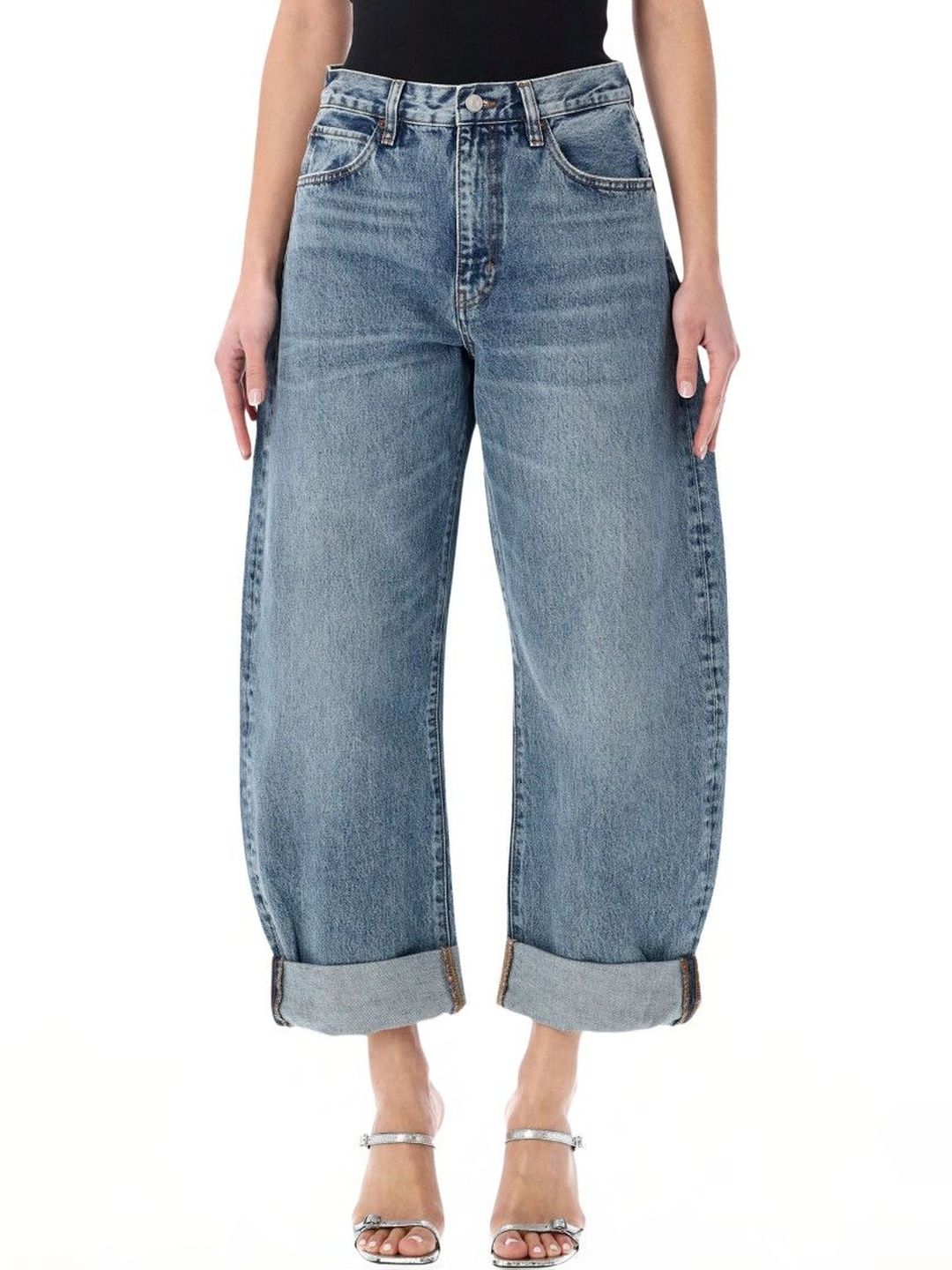 frame White Relaxed Bubble Jeans-picture-4