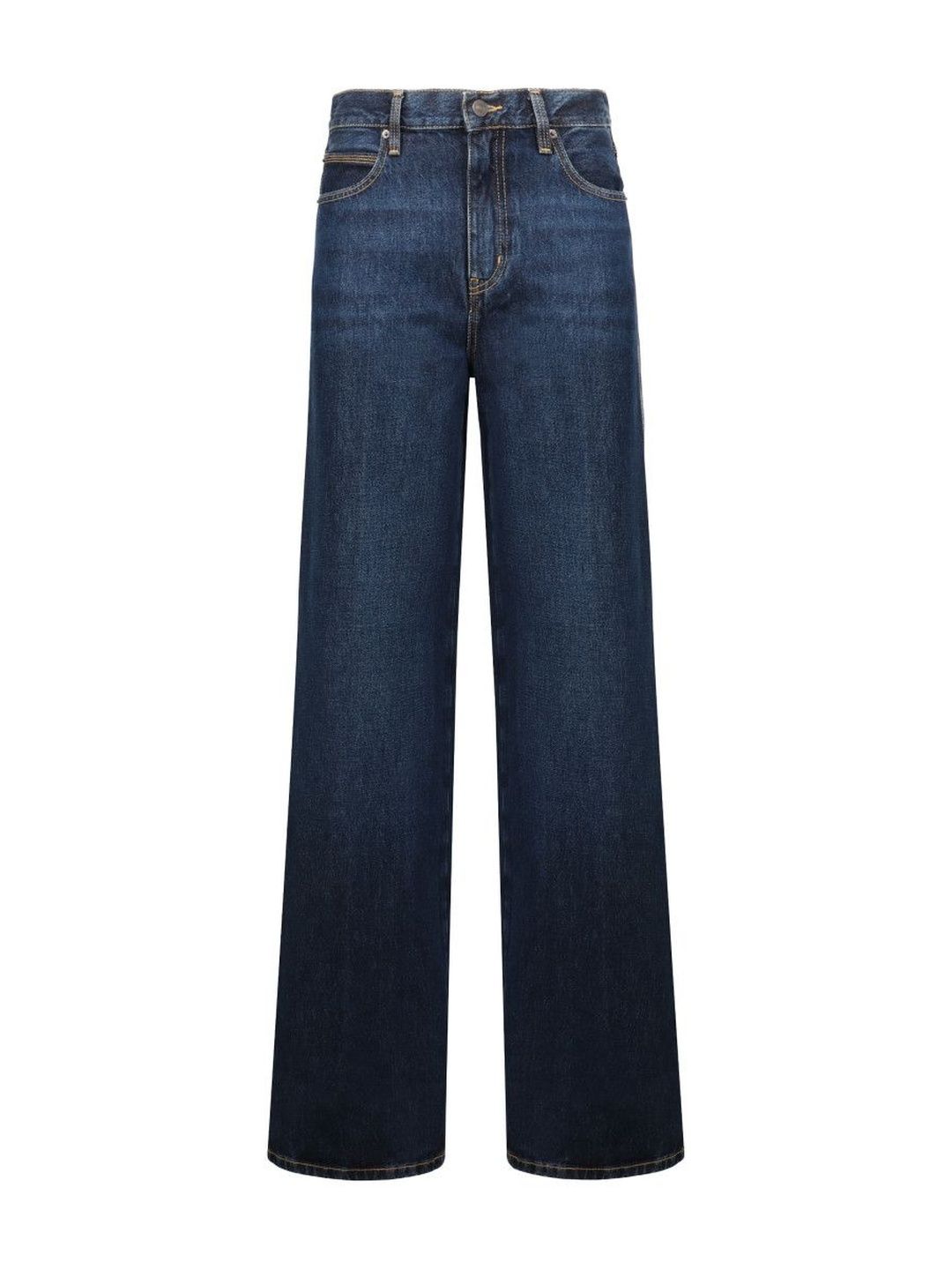frame Blue Flared High-Rise Jeans-picture-5