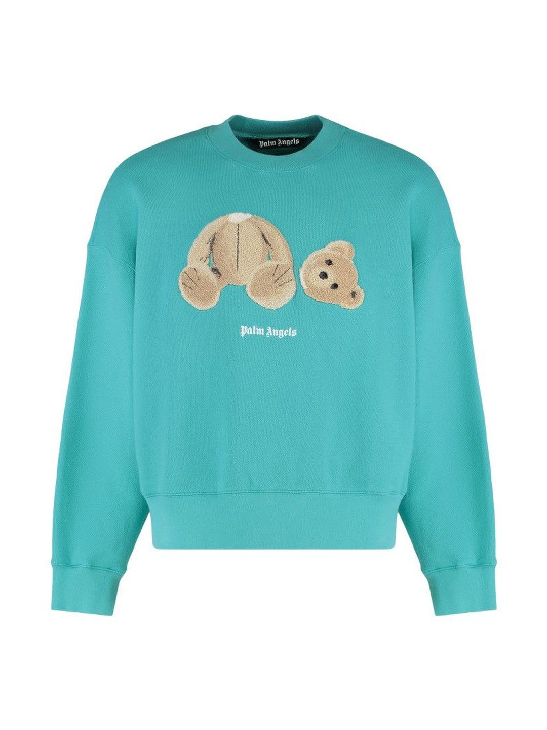 palm angels Green Graphic Crew Neck Sweatshirt-picture-54