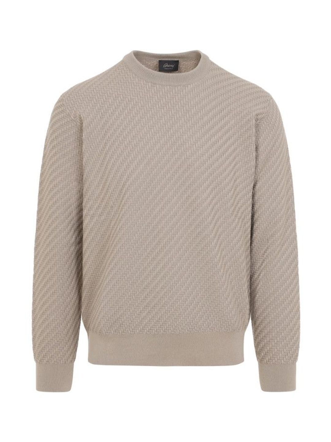 brioni Beige Crew Neck Sweater-picture-50
