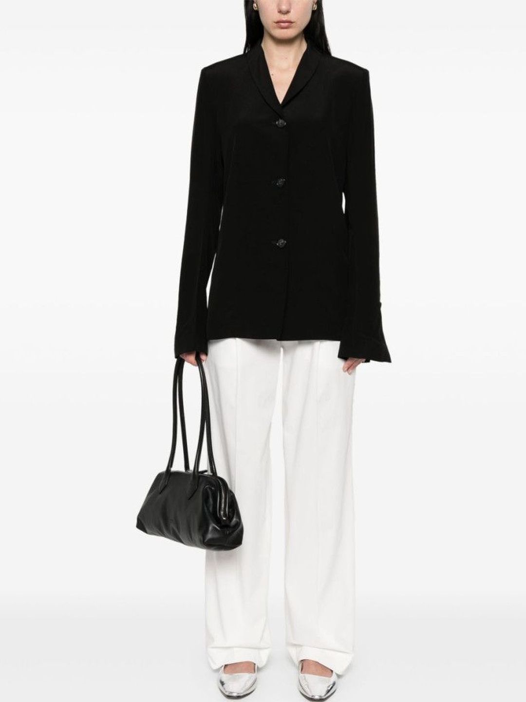 toteme Black single-breasted blazer-picture-19