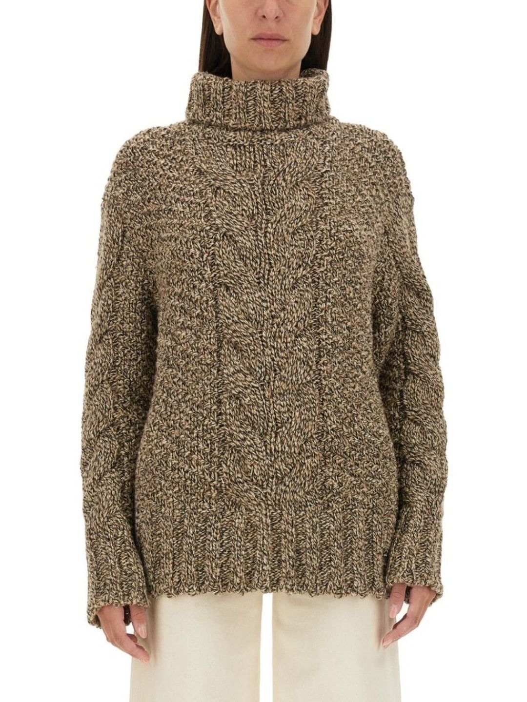 kiton Brown Knitted Turtle Neck Sweater-picture-39