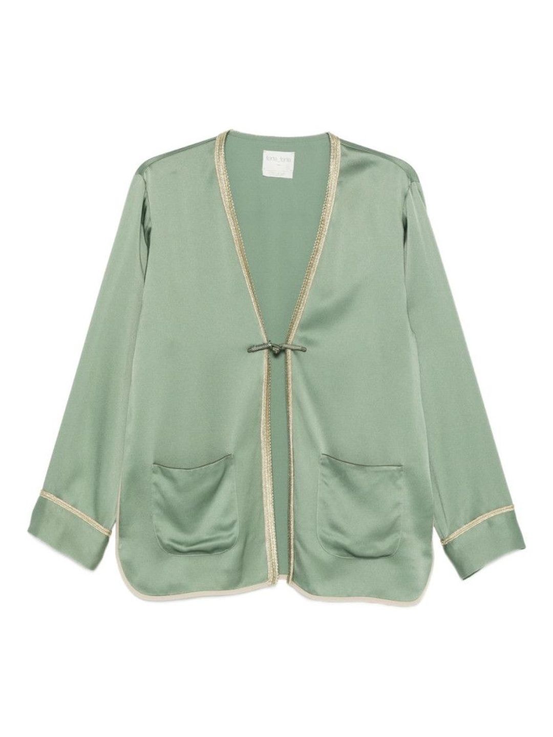 forte forte Green Solid Blazer-picture-35