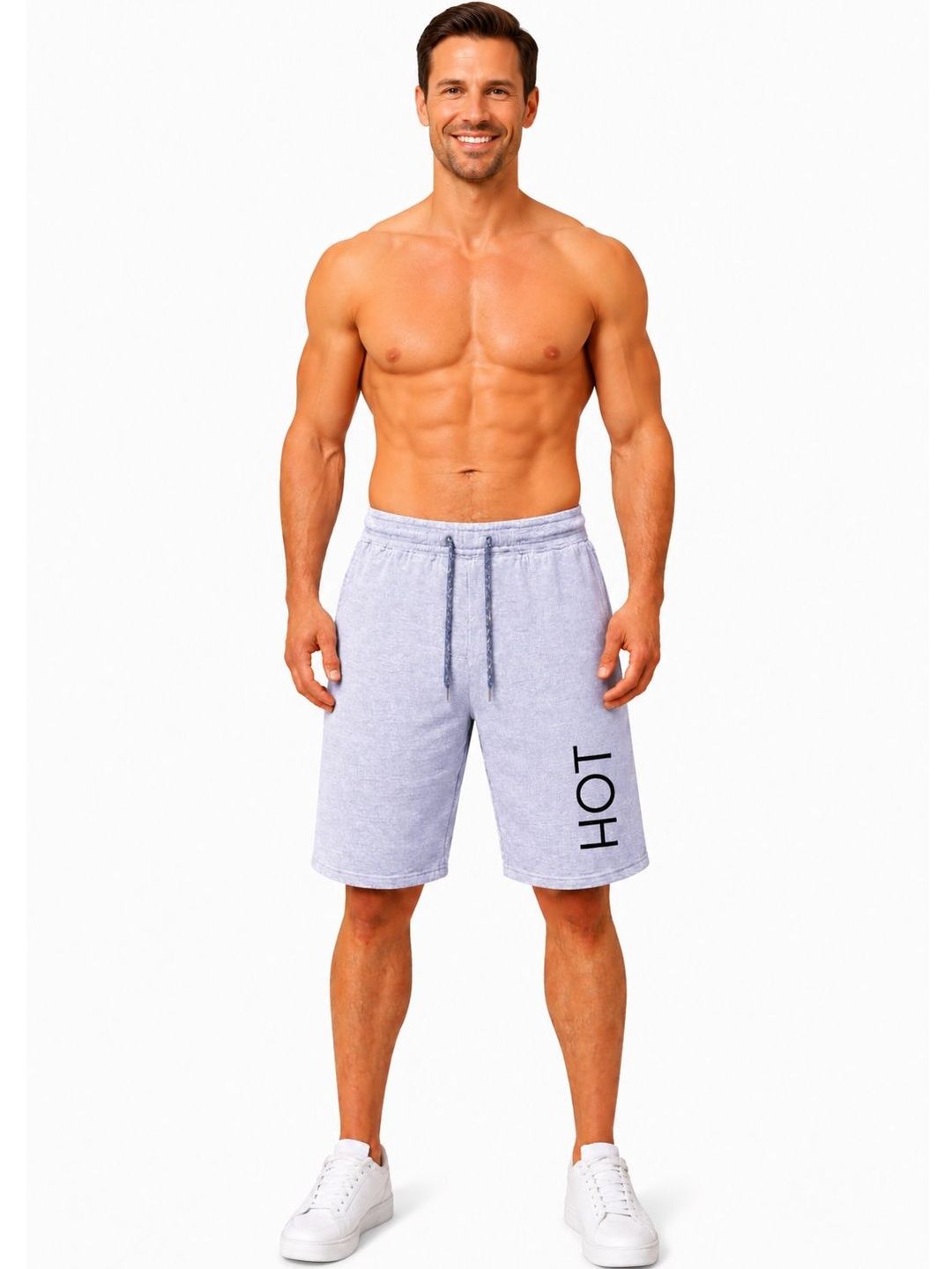 Hotfits Men Typography Training or Gym Shorts-picture-41
