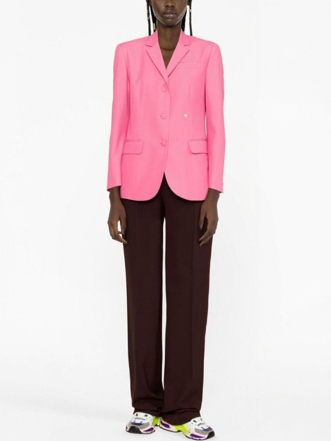 palm angels Light Pink Cotton Single-breasted Blazer-picture-28