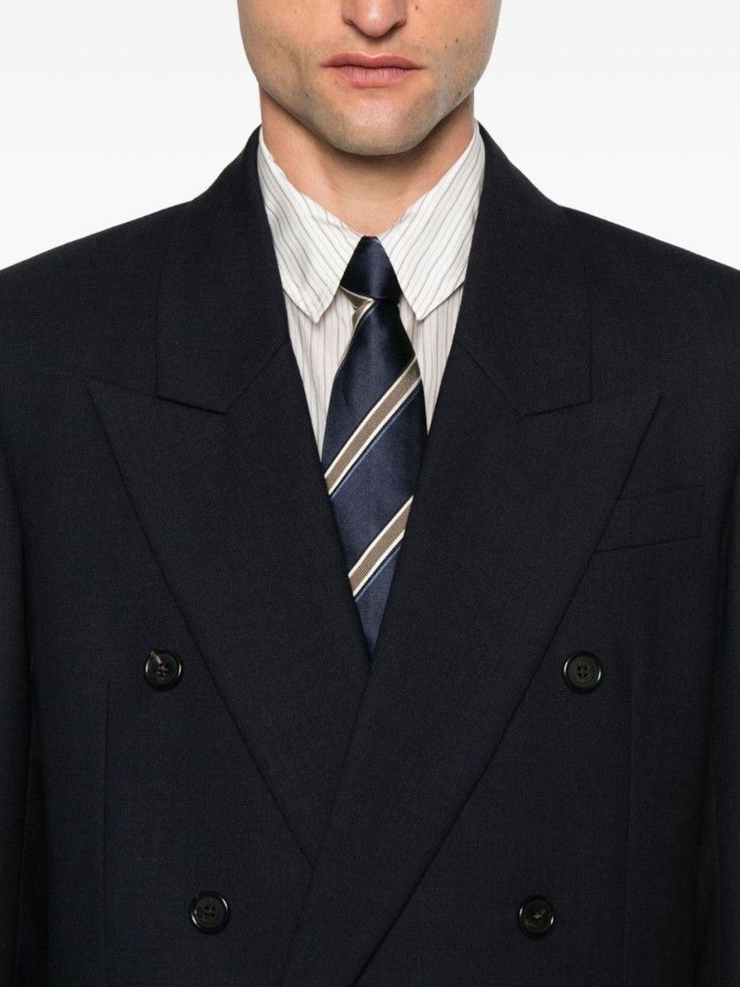 saint laurent Blue Double Breasted blazer-picture-41