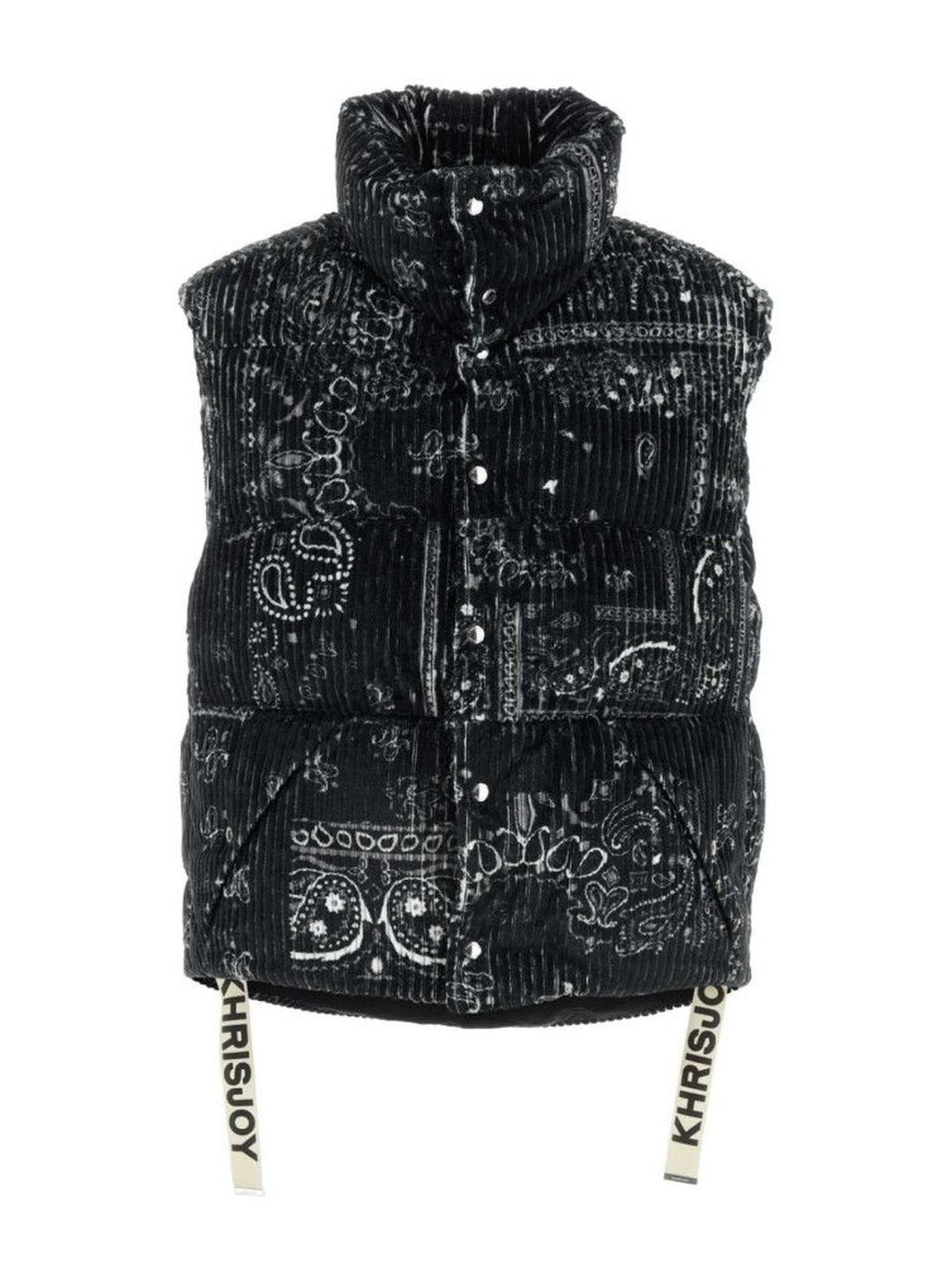 Khrisjoy Black Paisley padded jacket-picture-42