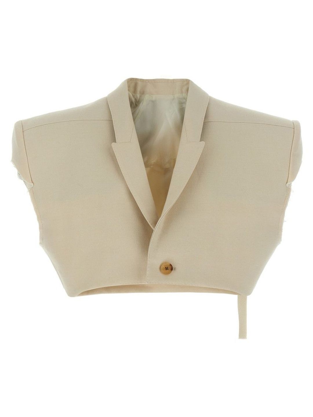 rick owens Beige Micro Tatlin Vest-picture-47