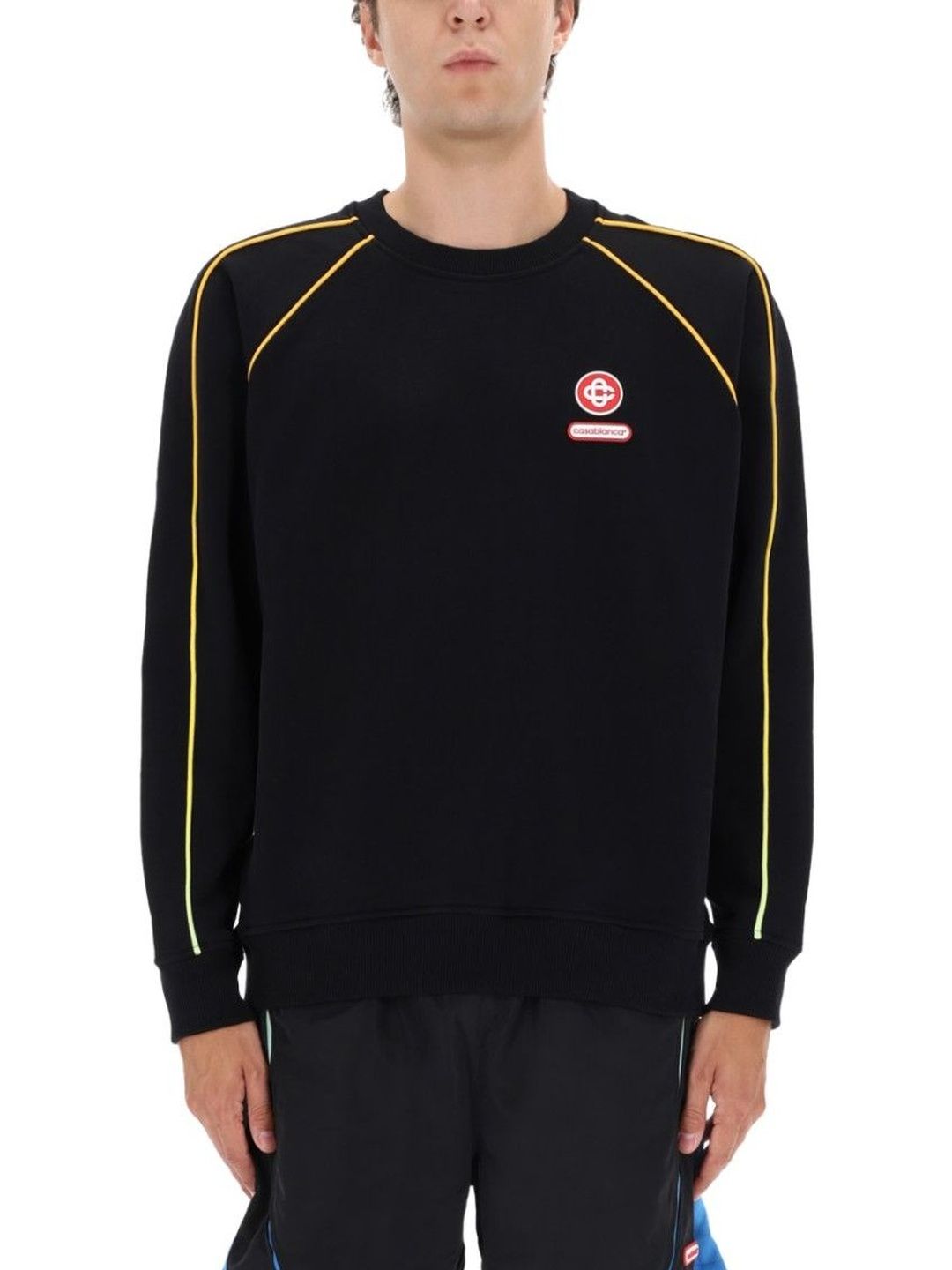 casablanca Black Crew Neck Sweatshirts-picture-48