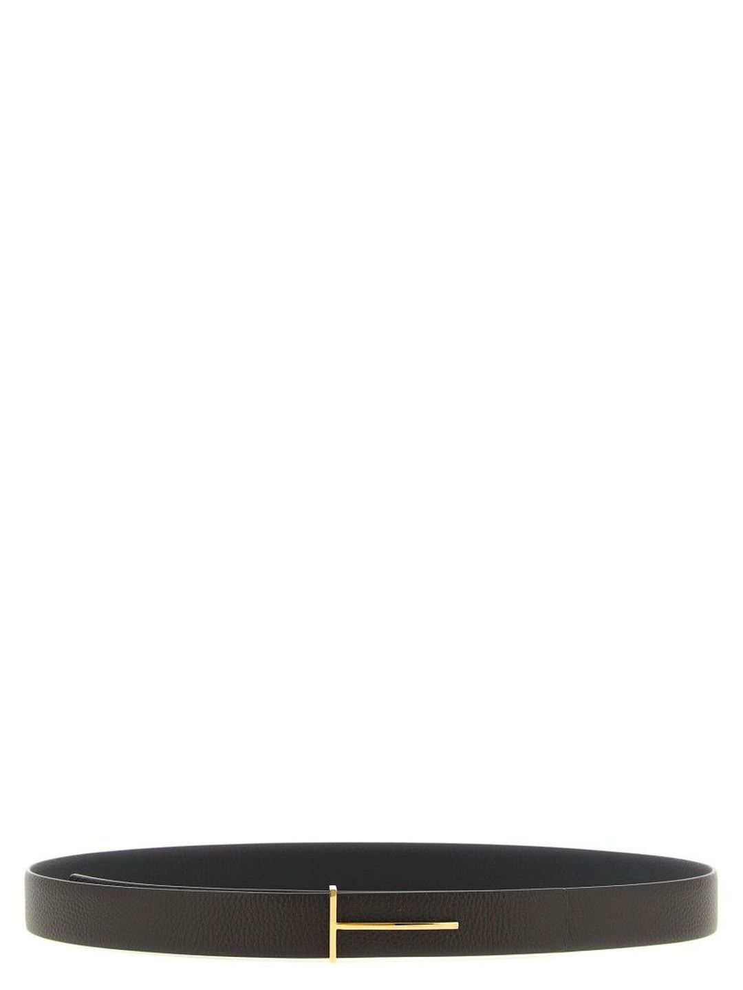tom ford Dark Brown T Buckle Reversible Belt-picture-54