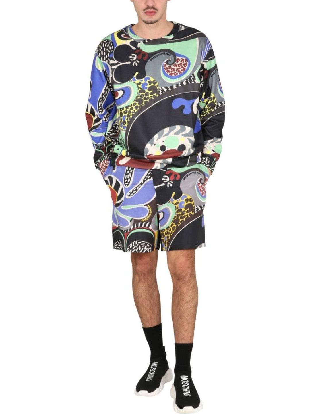 moschino Multicolor Crew Neck Sweatshirts-picture-26