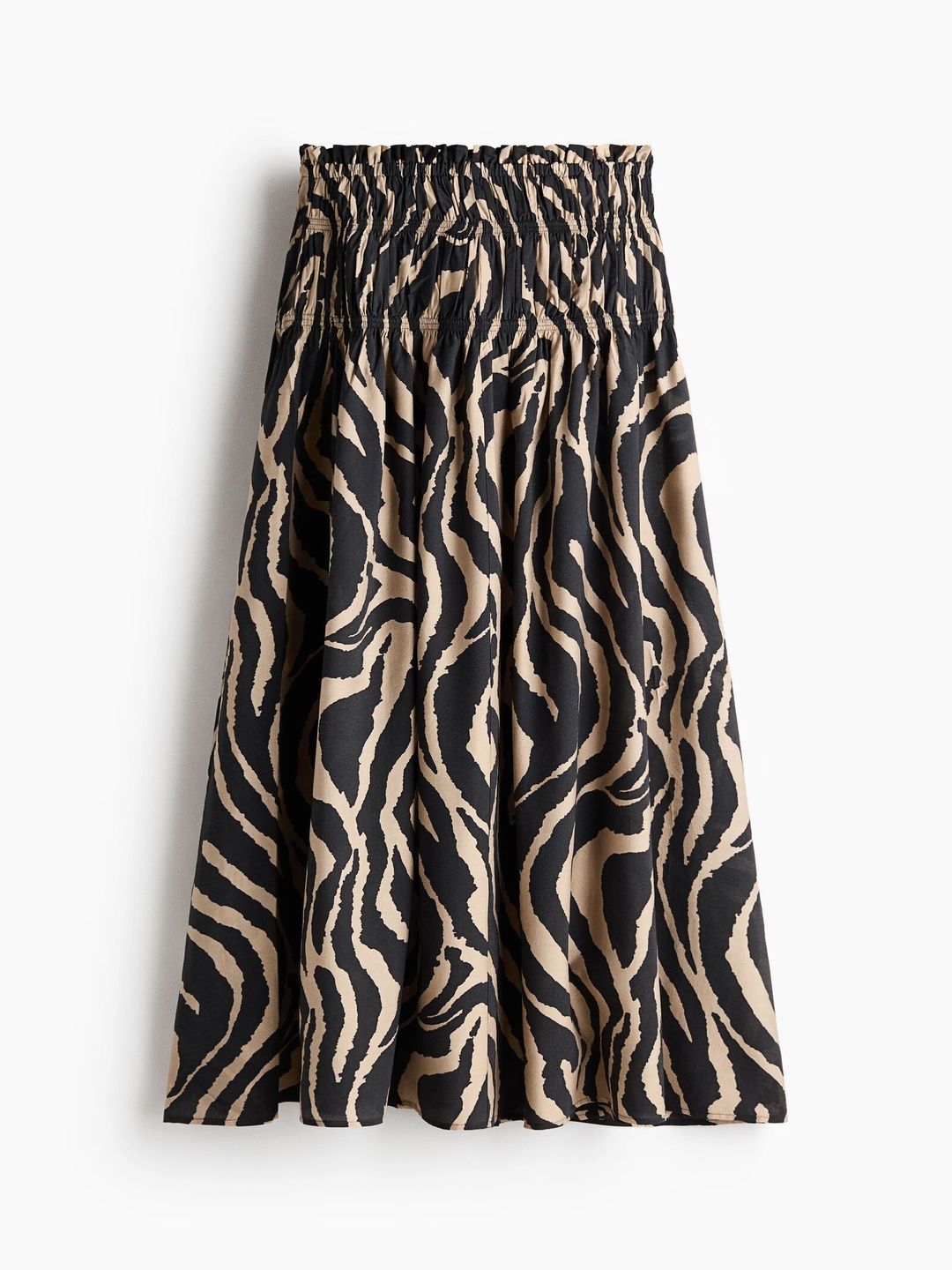 H&M Women Animal Animal or Skin Print Midi A-Line Skirt-picture-26