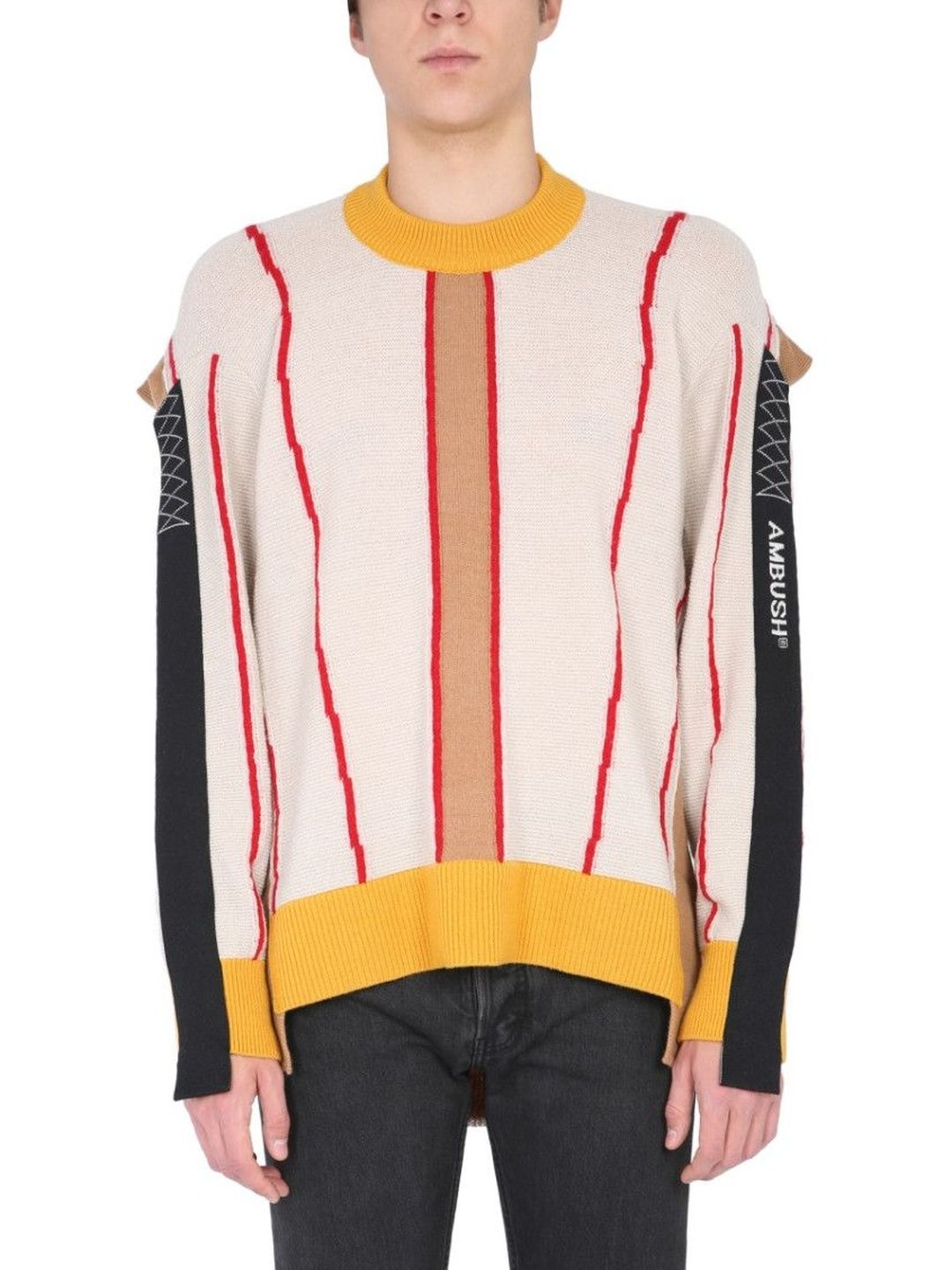 ambush Beige Crew Neck Sweaters-picture-21