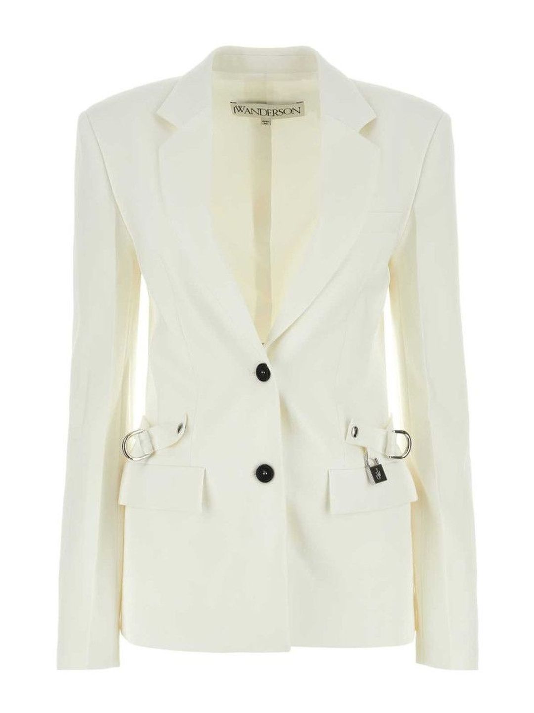 jw anderson White Single Breasted Blazer-picture-43