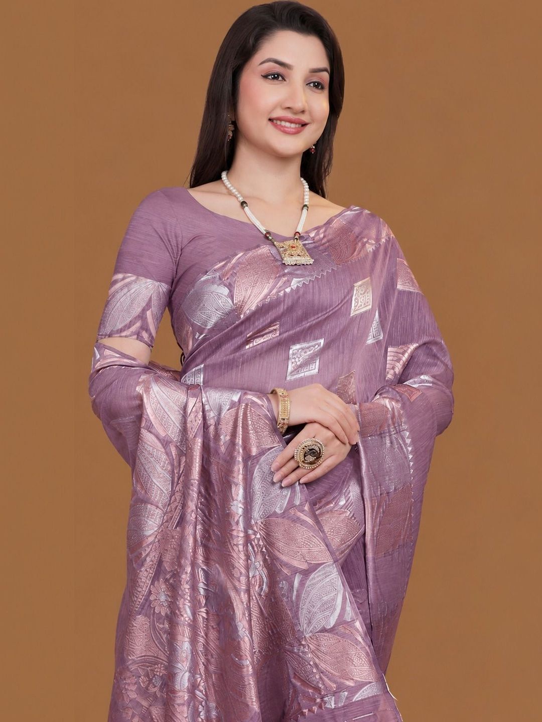 Prisan Ethnic Motifs Zari Banarasi Saree-picture-52