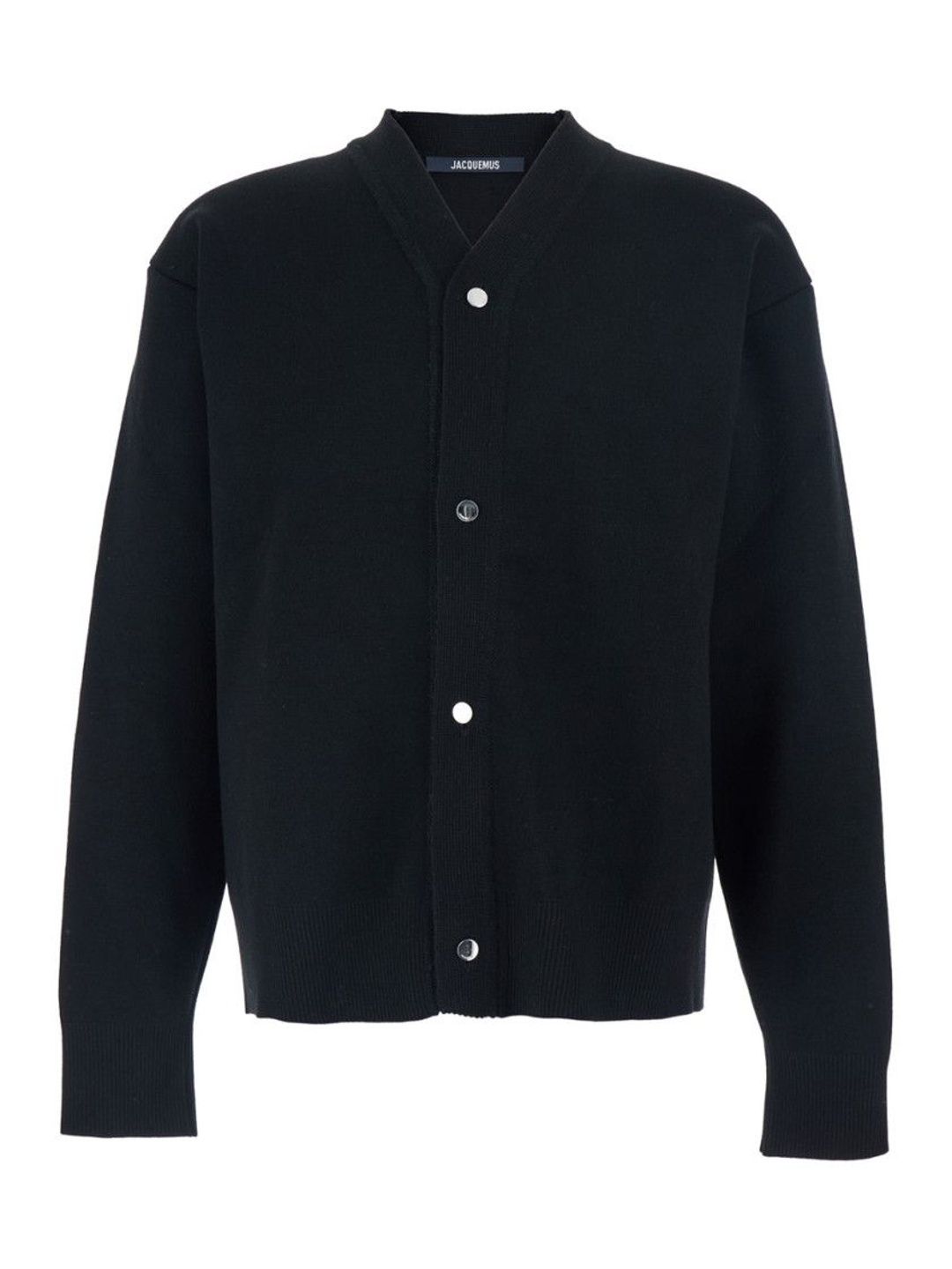 jacquemus Black V Neck Cardigan-picture-51
