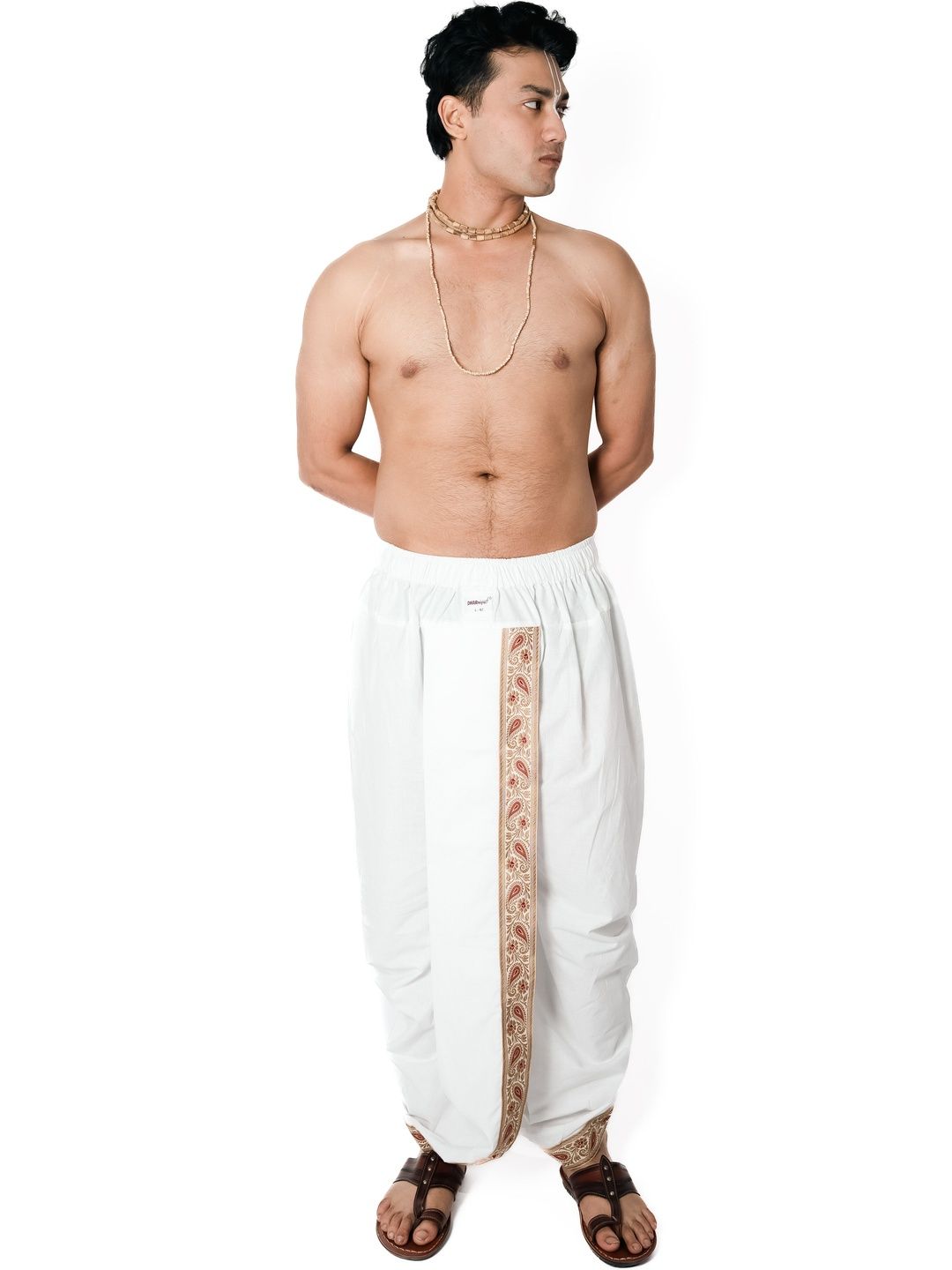 DHARniya Men Men Pure Cotton Dhoti-picture-29