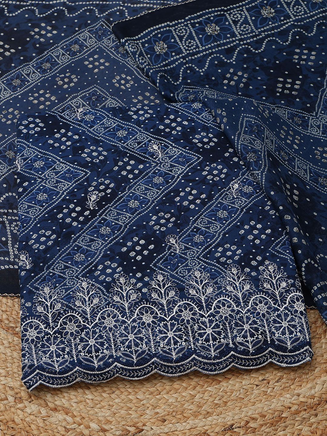 Soch Printed Viscose Rayon Unstitched Dress Material-picture-32
