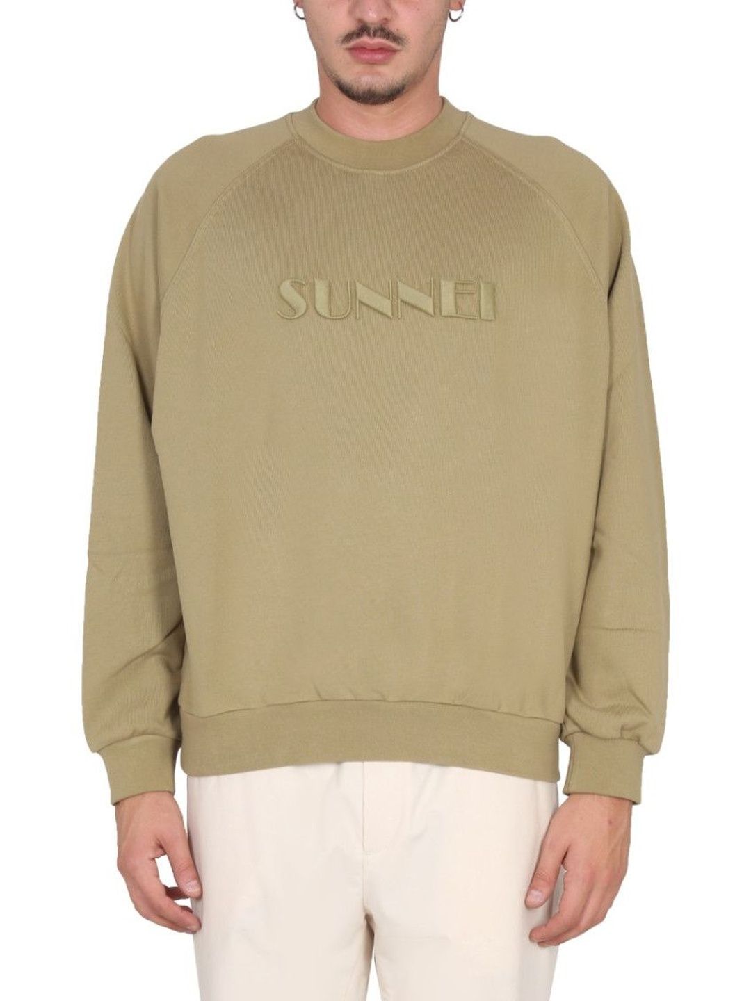 sunnei Beige Crew Neck Sweatshirts-picture-22