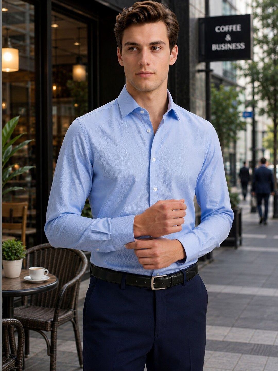Turtle Men Standard Slim Fit Formal Shirt-picture-31