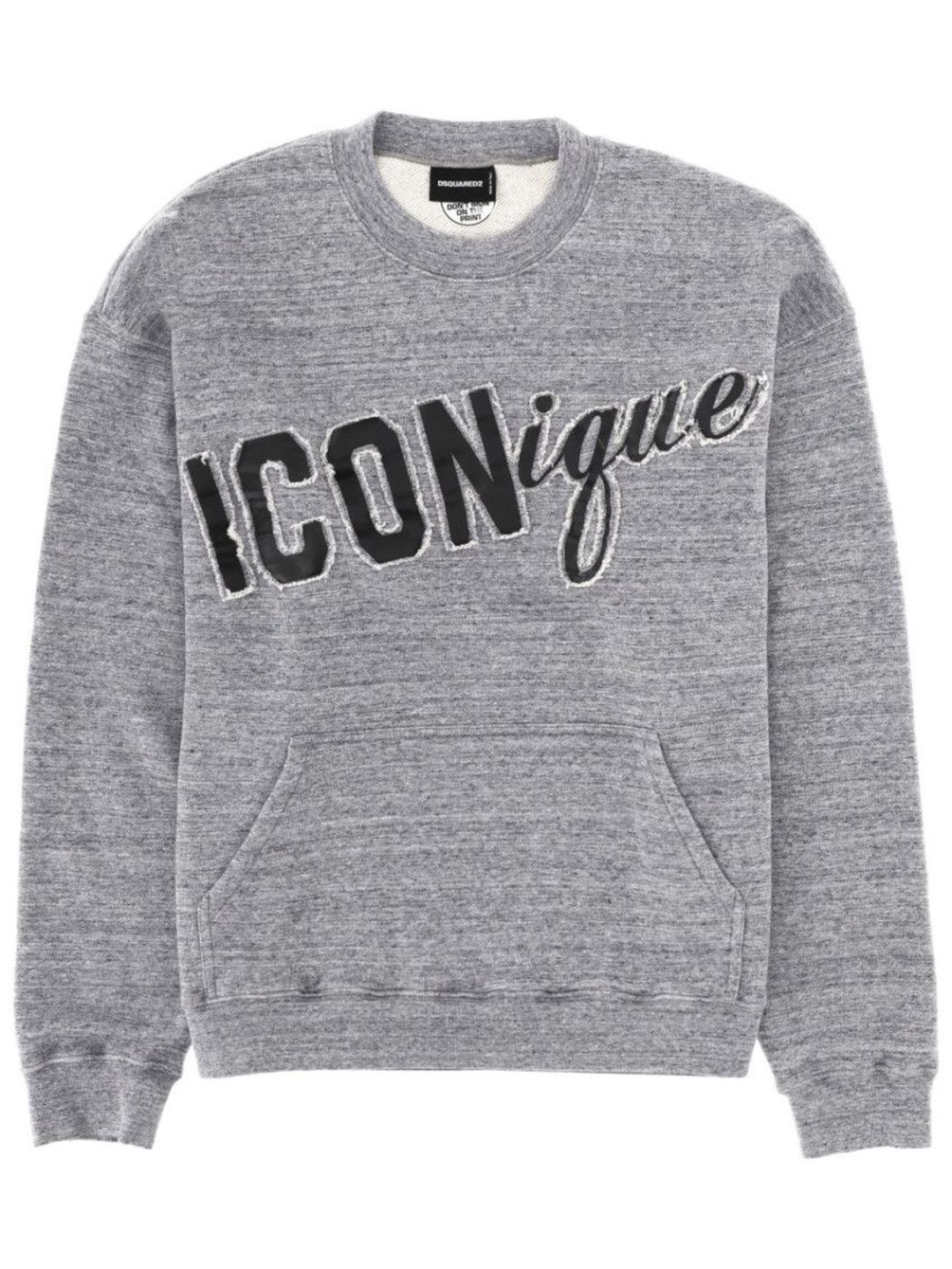 dsquared2 Grey Graphic Crew Neck Sweatshirt-picture-18