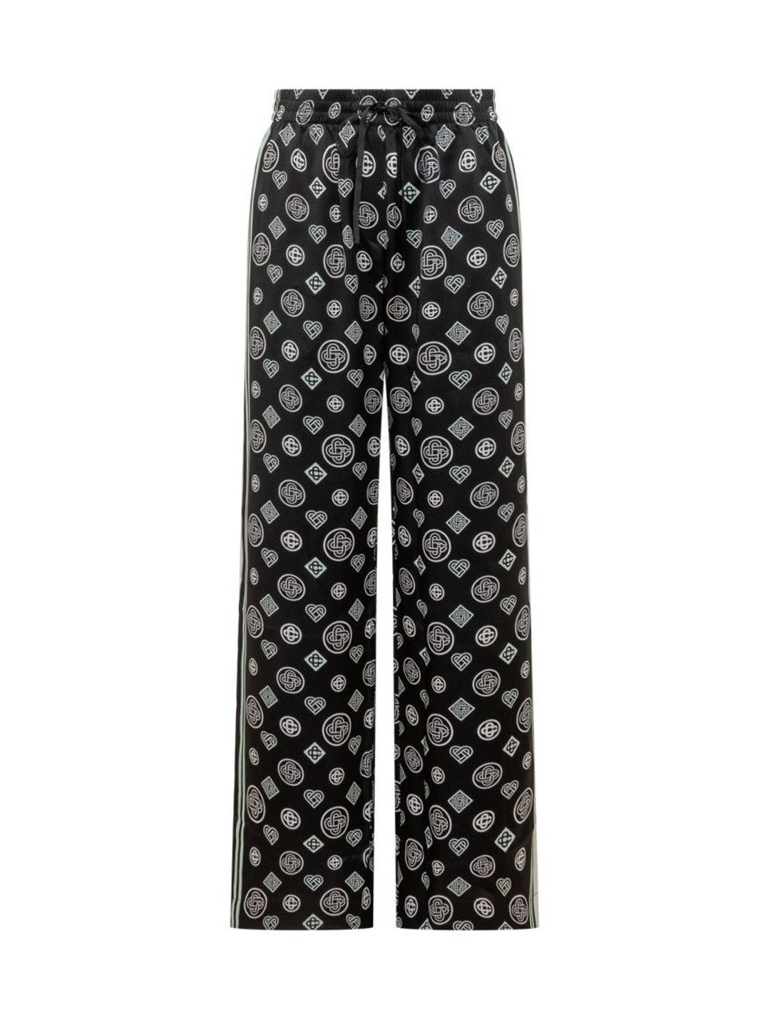 casablanca Black Relaxed Logo Print Pants-picture-11