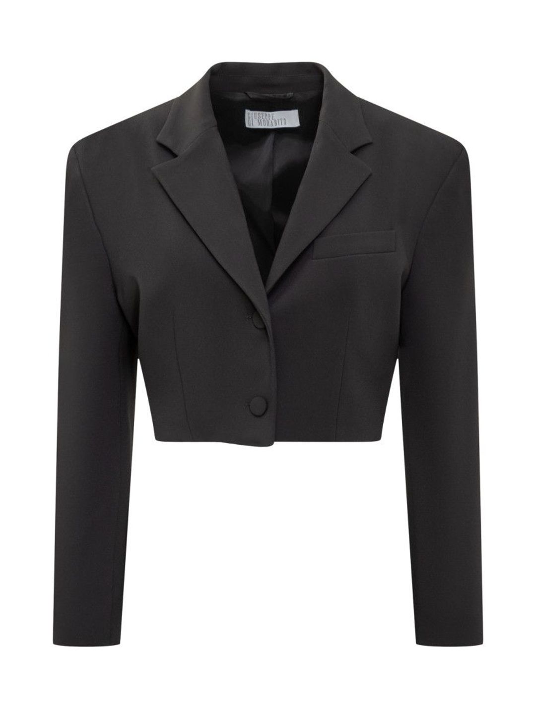 giuseppe di morabito Black Solid Notched Lapel Blazer-picture-40
