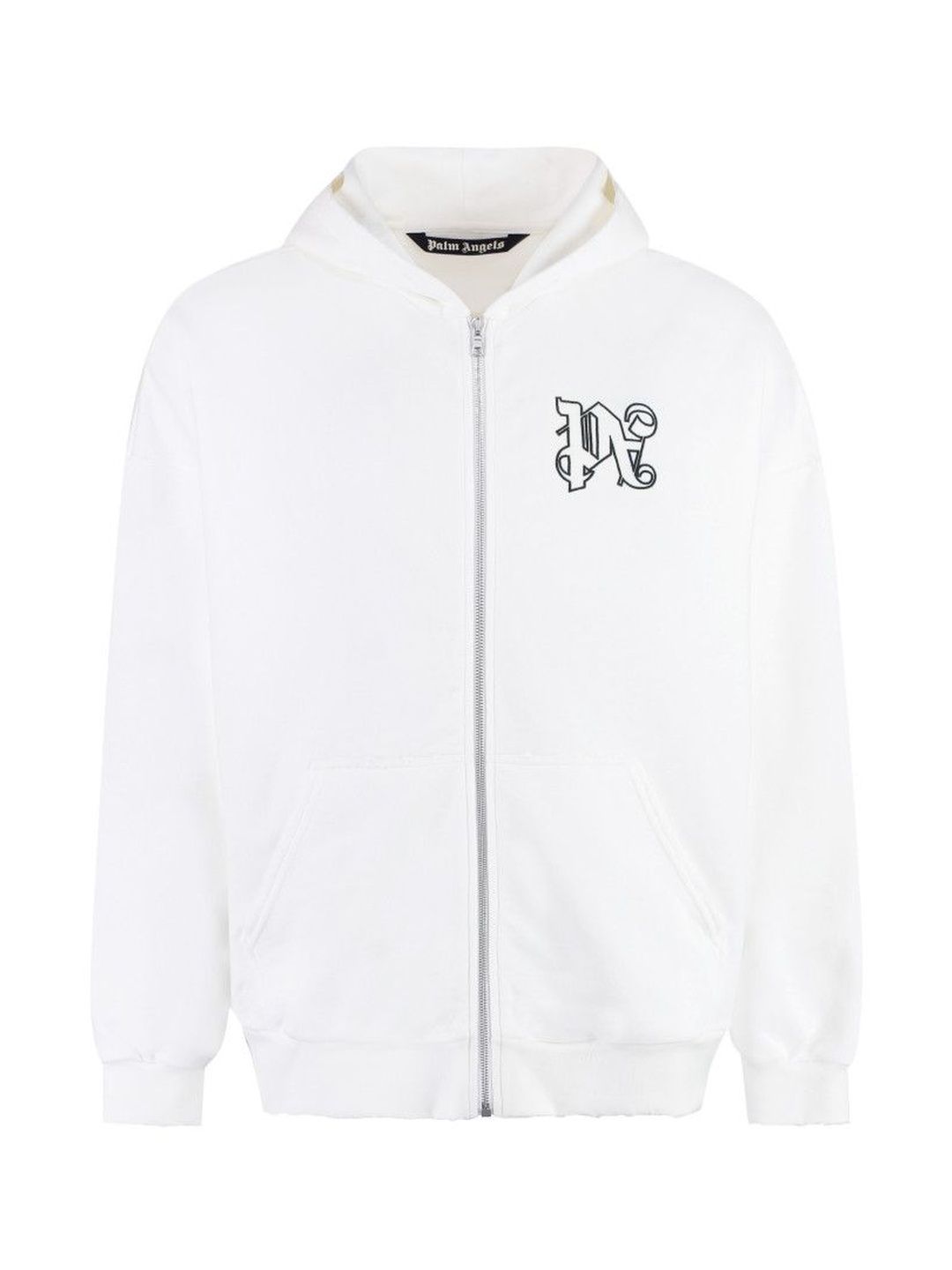 White Logo Hood Sweatshirt-image-37