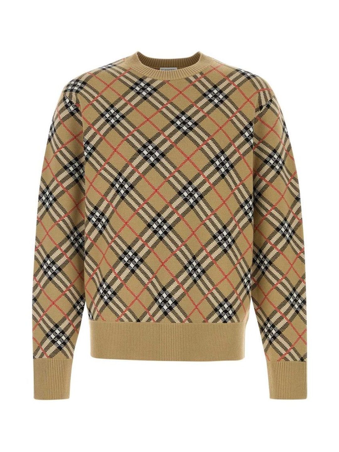 burberry Beige Crew Neck Sweater-picture-20