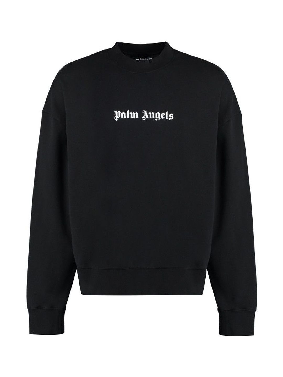palm angels Black Cotton crew-neck sweatshirt-picture-11