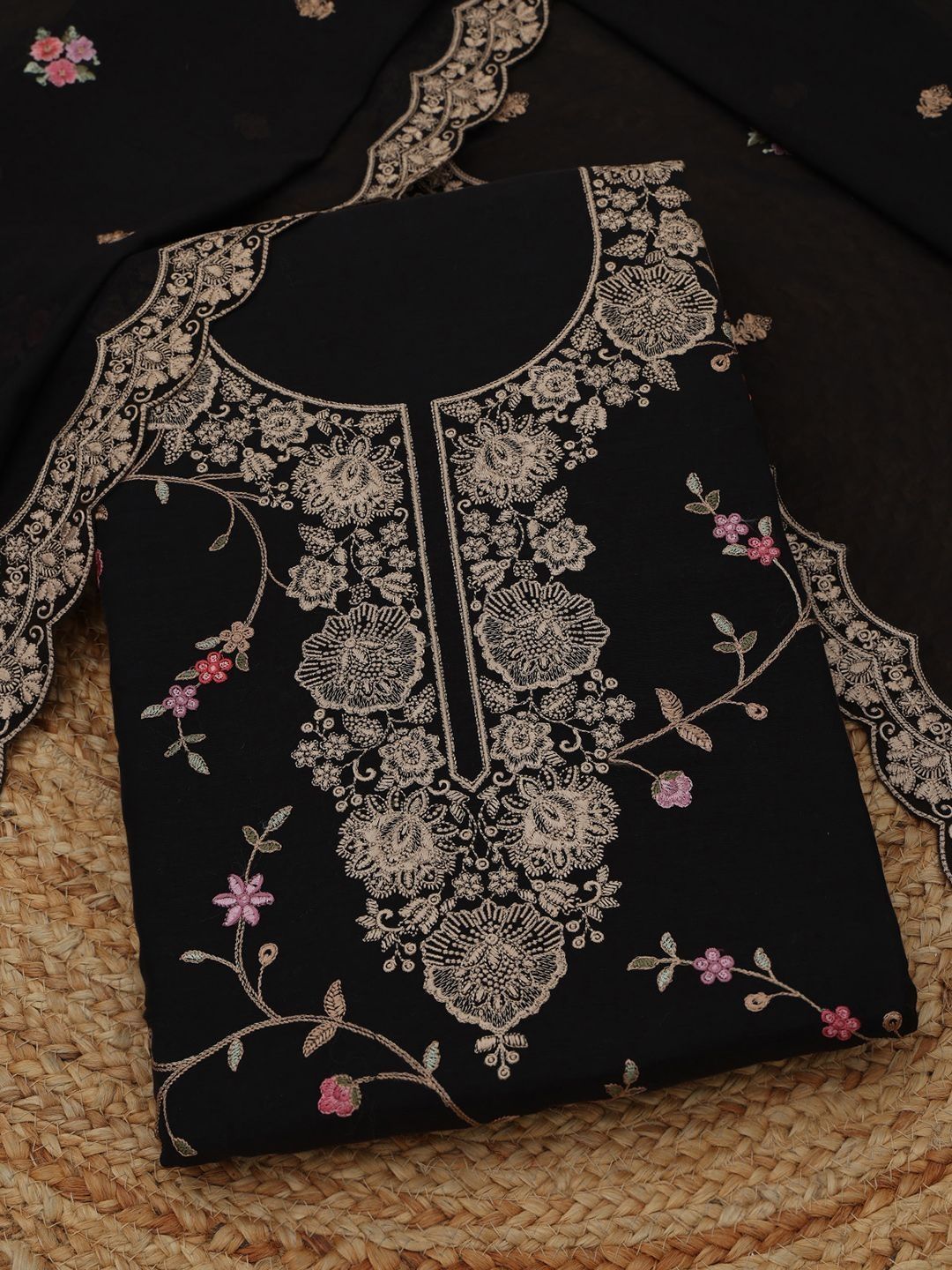 Soch Printed Unstitched Dress Material-picture-32
