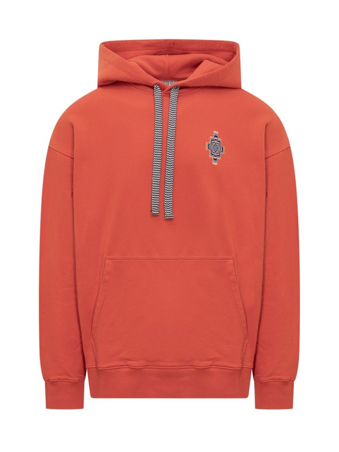 marcelo burlon Red Embroidered Hood Sweatshirt-picture-51