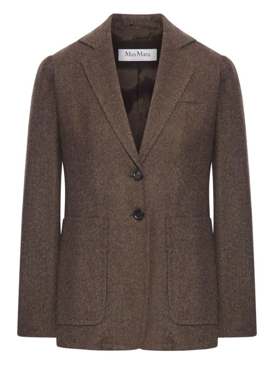 Brown Single-breasted Blazer-image-37