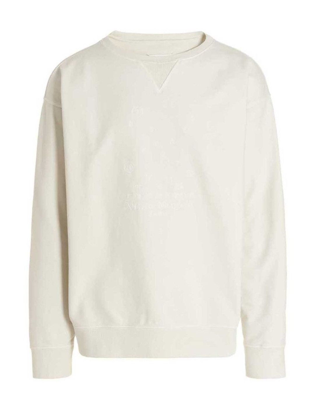 White Logo Embroidery Sweatshirt-image-33