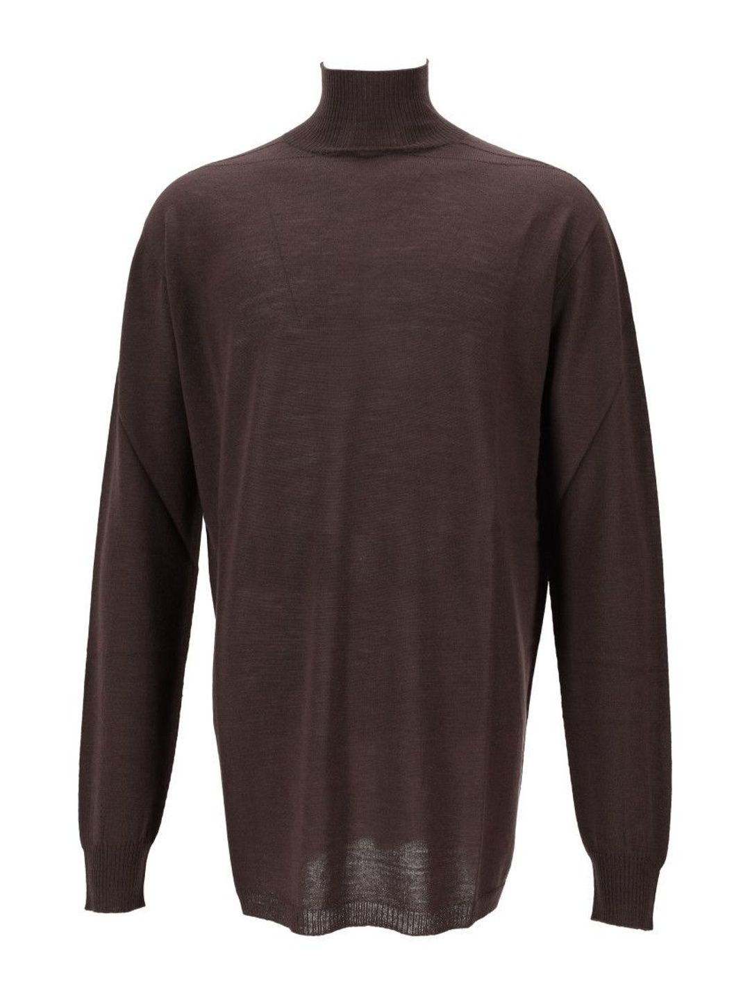 rick owens Dark Brown Relaxed Sweaters-picture-38
