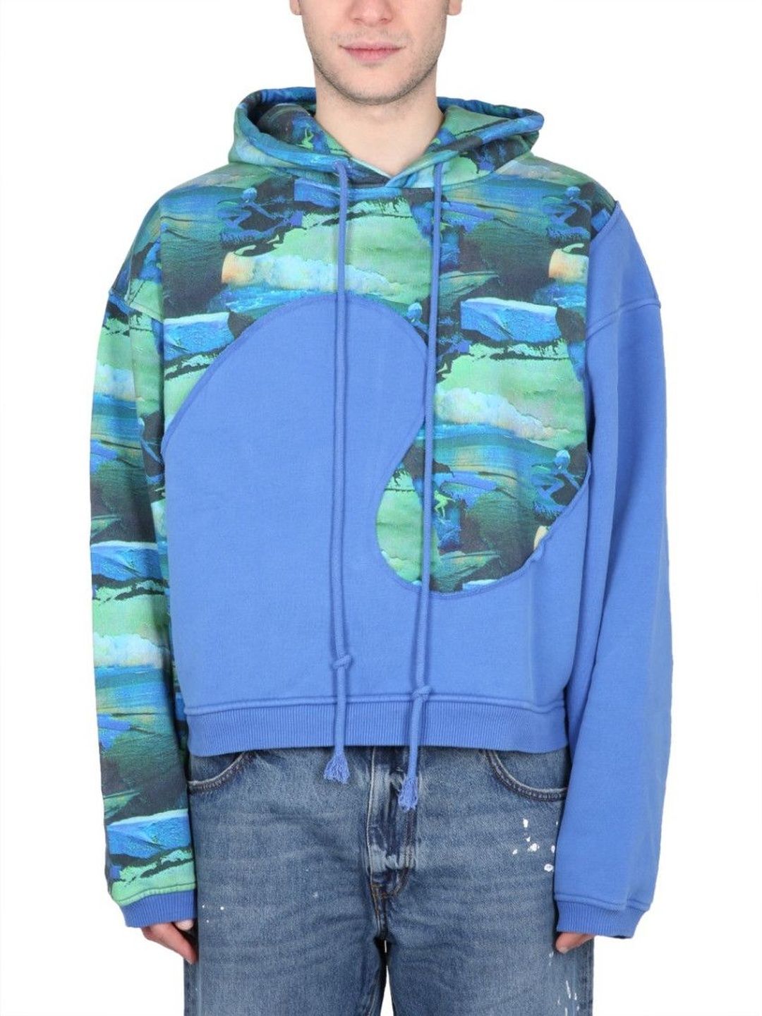 erl Green Abstract Hoodie-picture-15