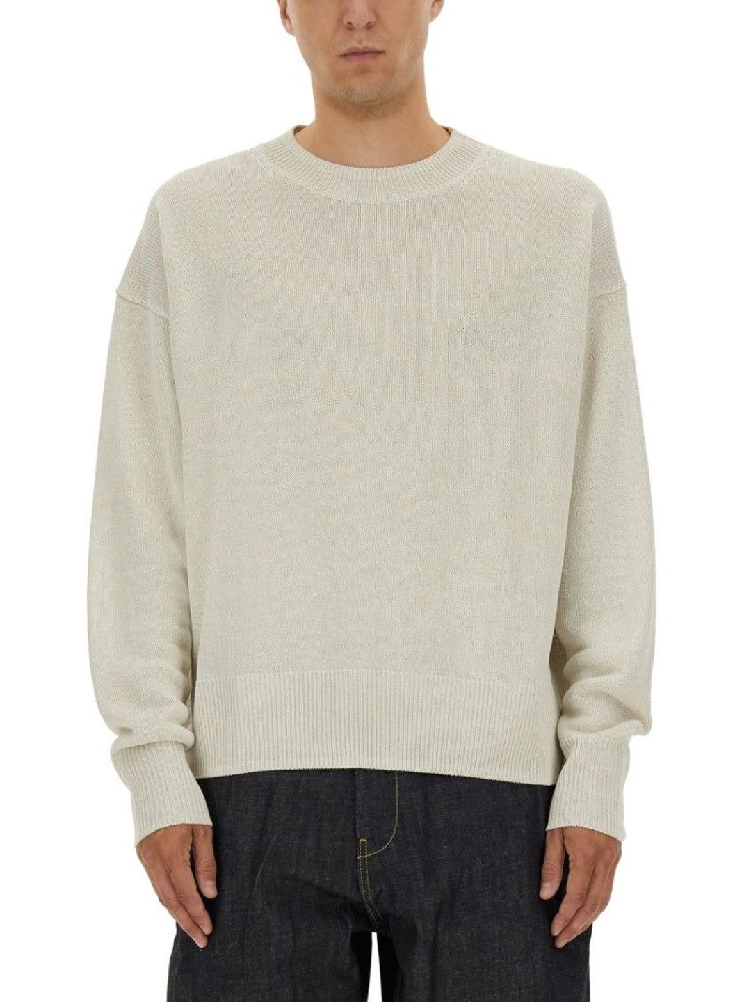 studio nicholson Off White Crew Neck Sweater-picture-32