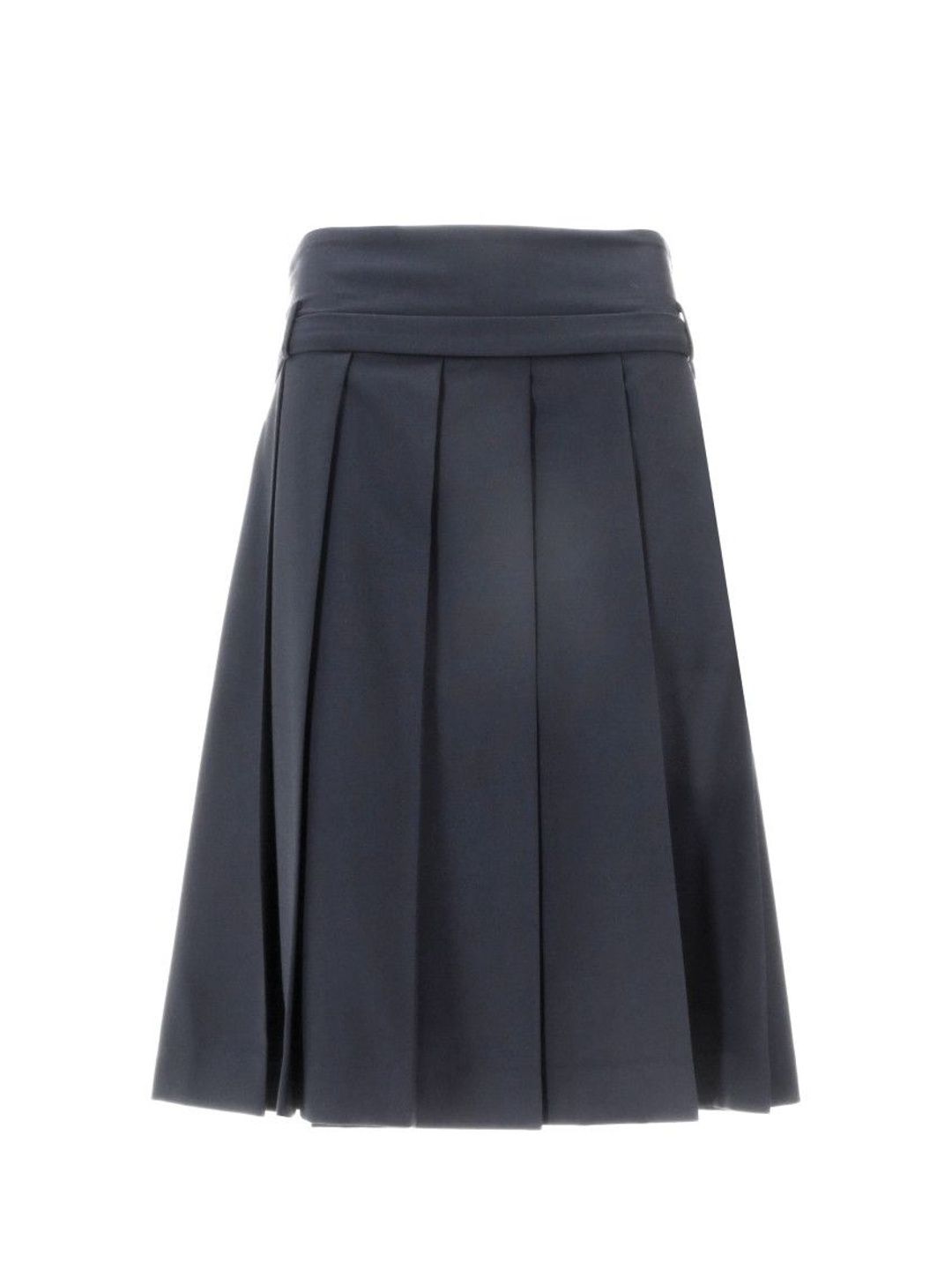 Vivetta Blue Pleated Midi Skirt-image-2