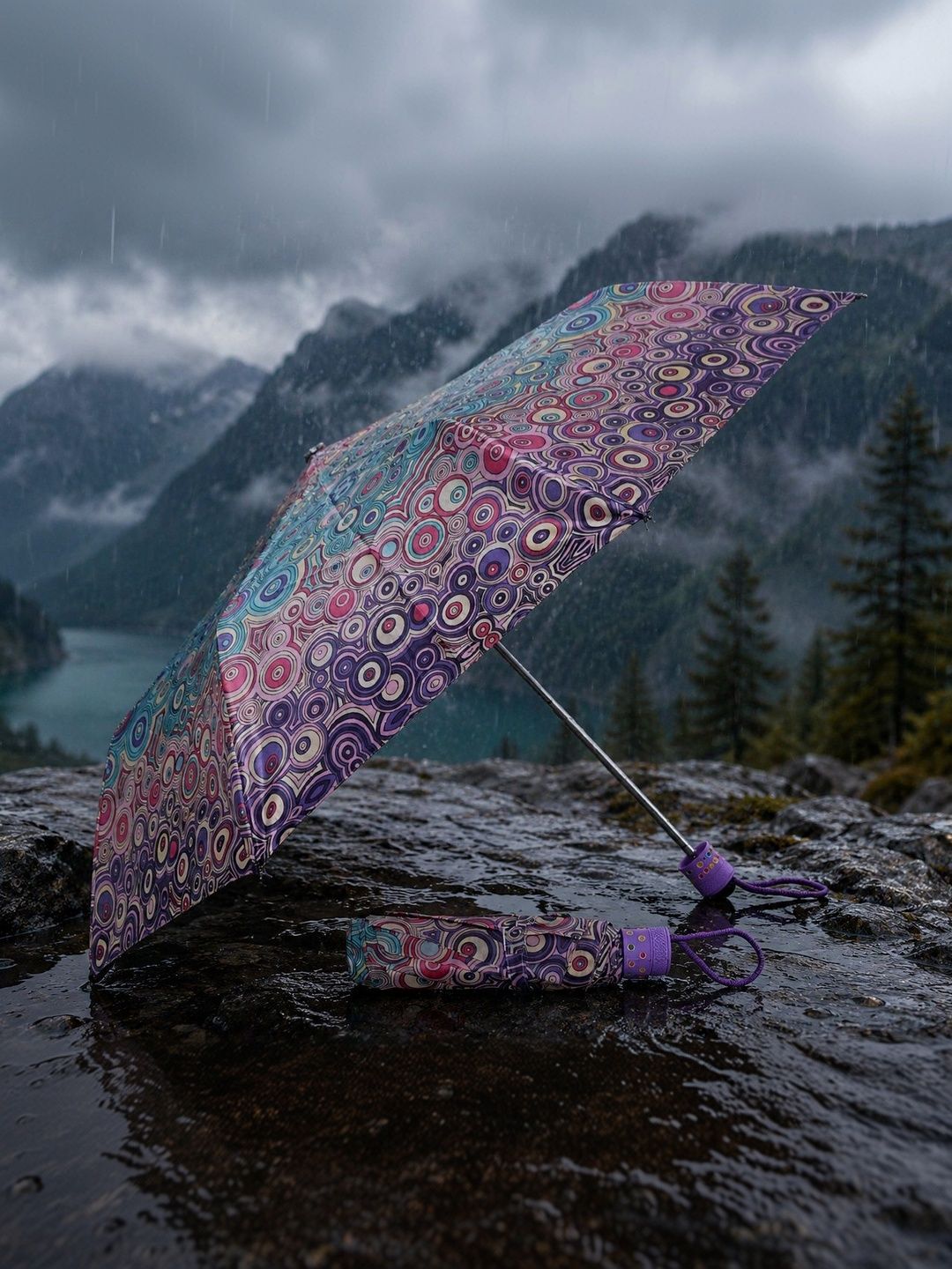 Aura Manual 3 Fold Geometric Umbrellas-picture-49