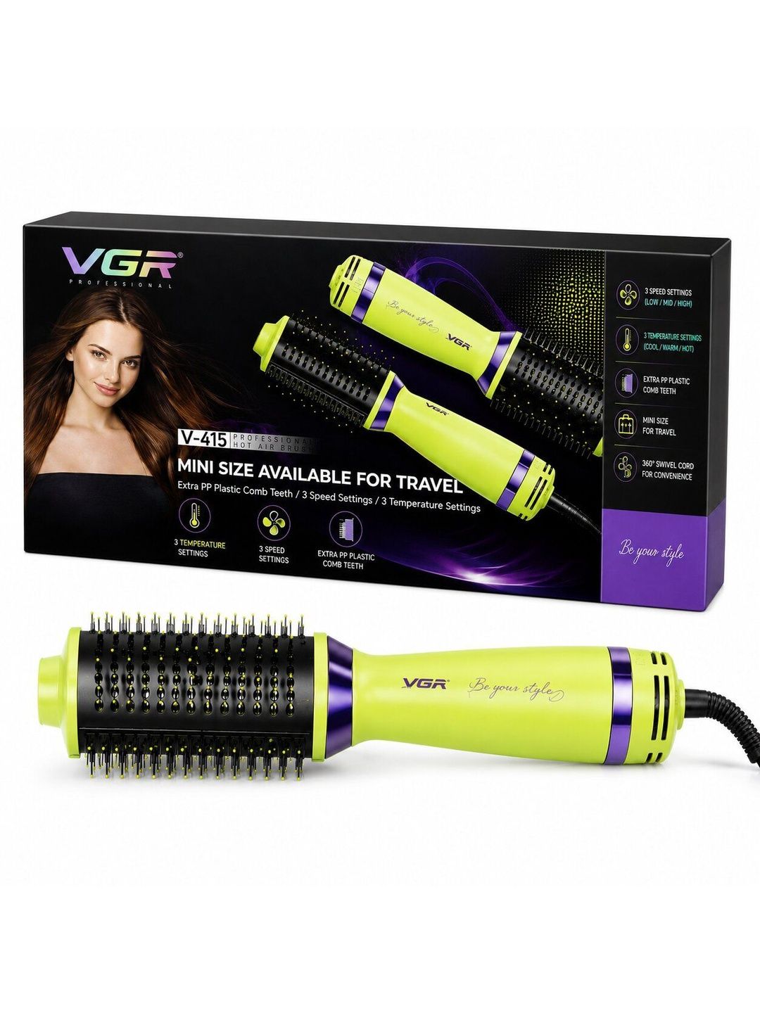 VGR V-415 Fast Style Hot Air Brush-image-17
