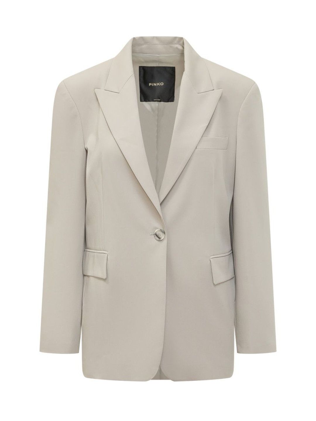 pinko Grey Notched Lapel Blazer-picture-23