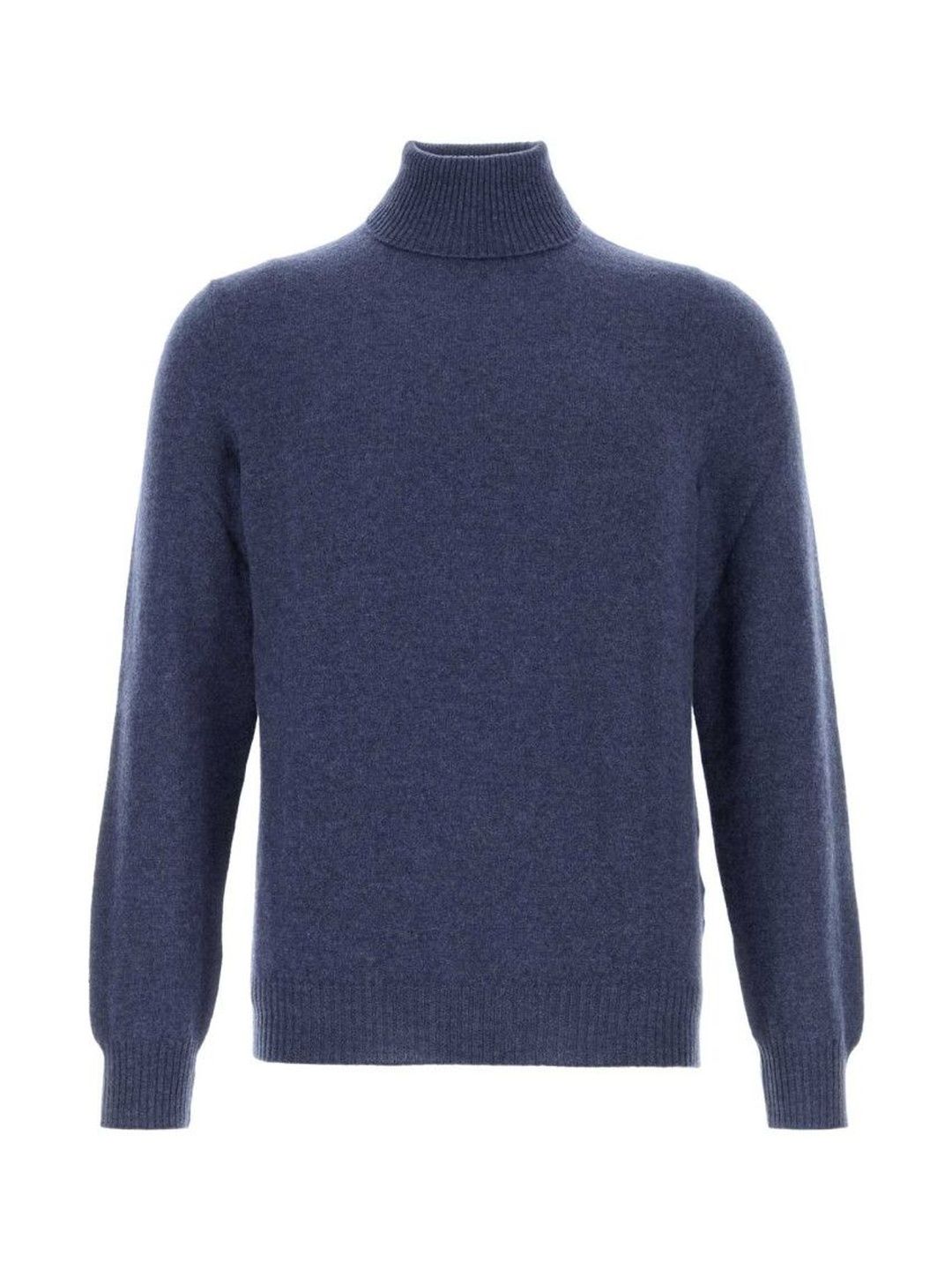 fedeli Navy Blue Solid Sweaters-picture-16