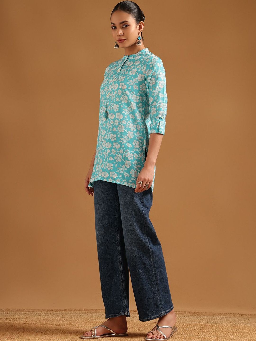 Soch Mandarin Collar Printed Tunic-picture-16
