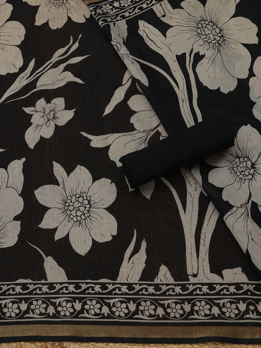 Soch Printed Unstitched Dress Material-picture-29