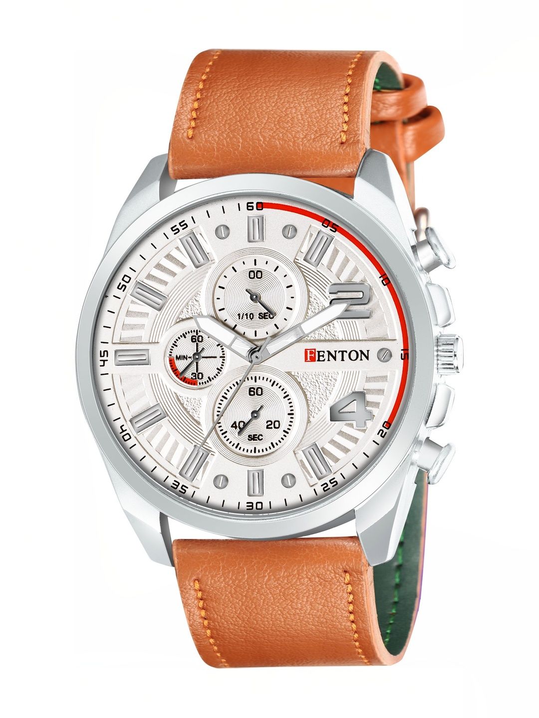 FENTON Men Dial & Leather Straps Analogue Chronograph Watch FNT-18-picture-12