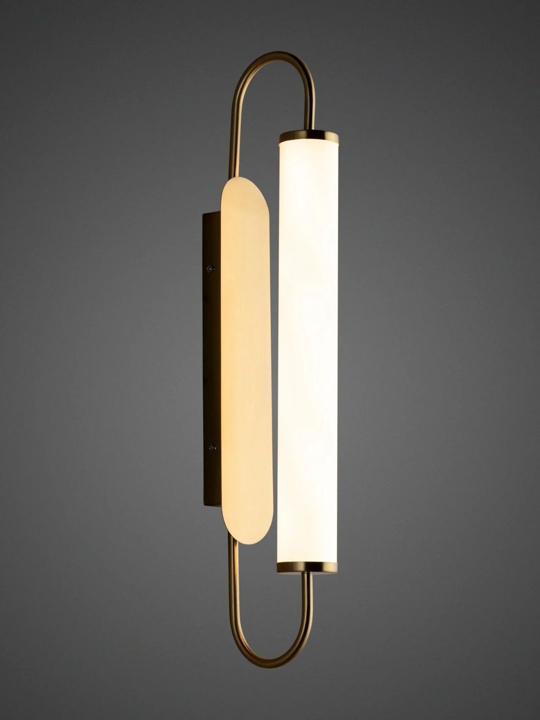Stello Gold-Toned Metal Contemporary Cylinder Shaped Wall Lamp-picture-40
