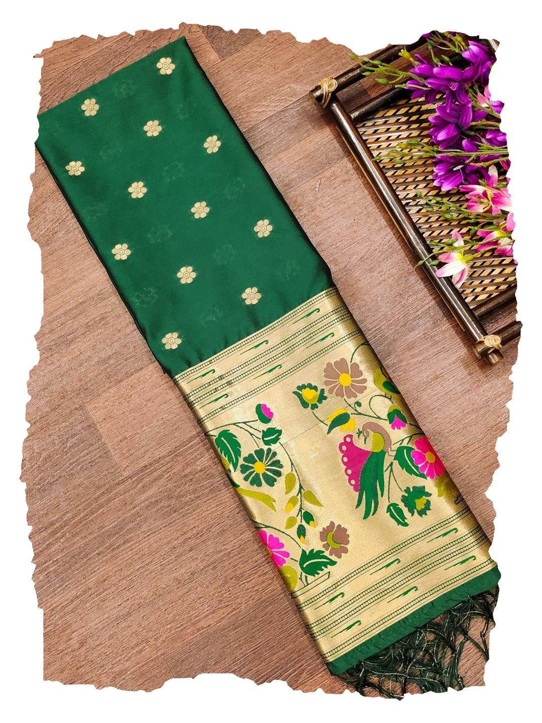 DEVANGI Woven Design Art Silk Dupatta with Zari-picture-18
