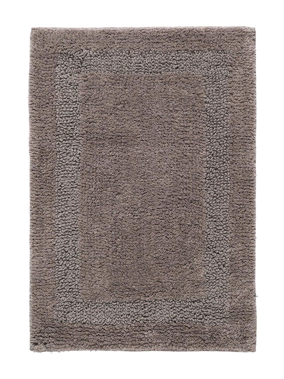 Dolce Casa Beige Textured Cotton Reversable Anti Slip Bath Mat-image-12