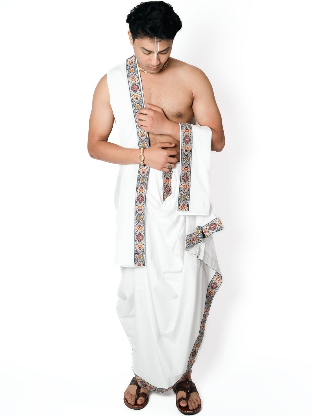 DHARniya Men Men Pure Cotton Dhoti-picture-49